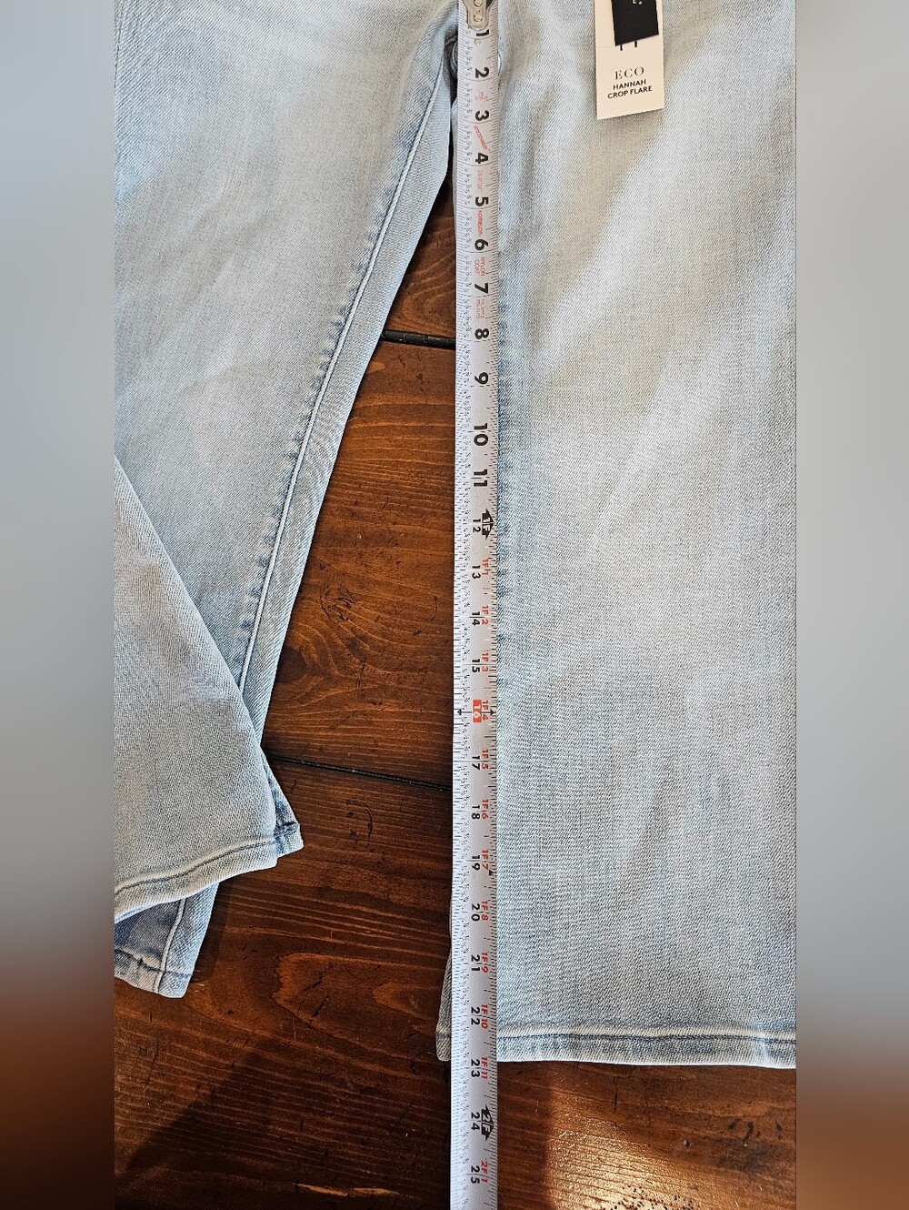 Liverpool Light Wash Wide-Leg Flare Cropped Jeans Women's Sz 2/26 NWT - Picture 10 of 10